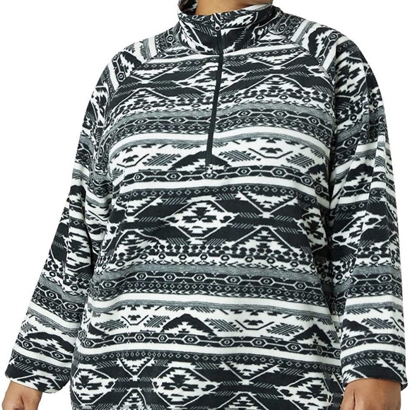 Eddie Bauer Women's Ultra Soft Fleece 1/4 Zip Long Sleeve Pullover Top XXL - Picture 4 of 4